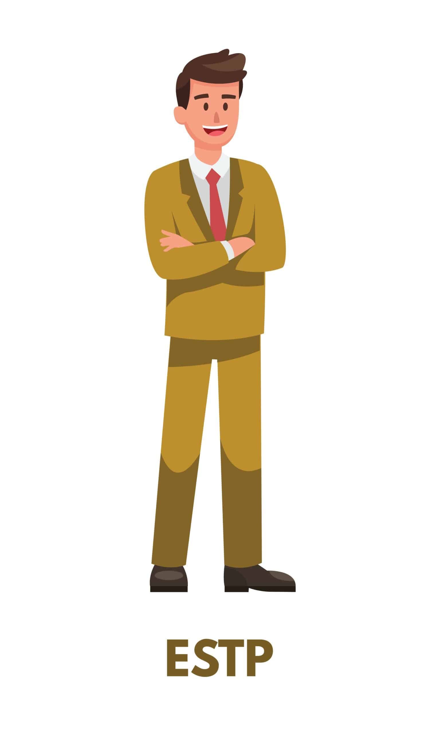 Business,Man,In,Yellow,Suit,Represents,Estp,Entrepreneur,Personality,Type