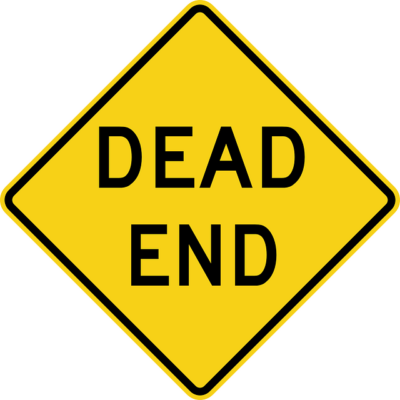 dead end sign