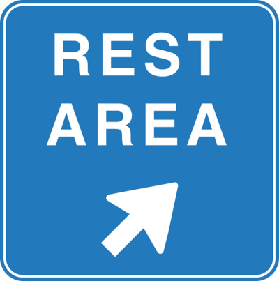 rest area sign