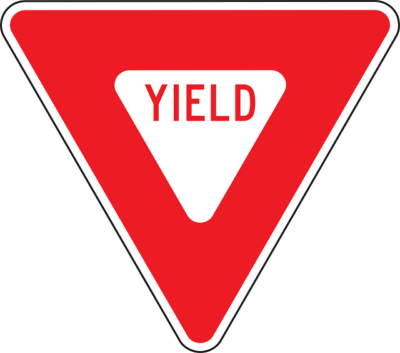 yield sign