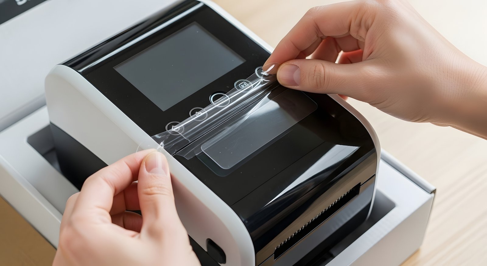 medium-vecteezy-unboxing-a-new-label-printer-with-protective-film-removal-74243767-medium