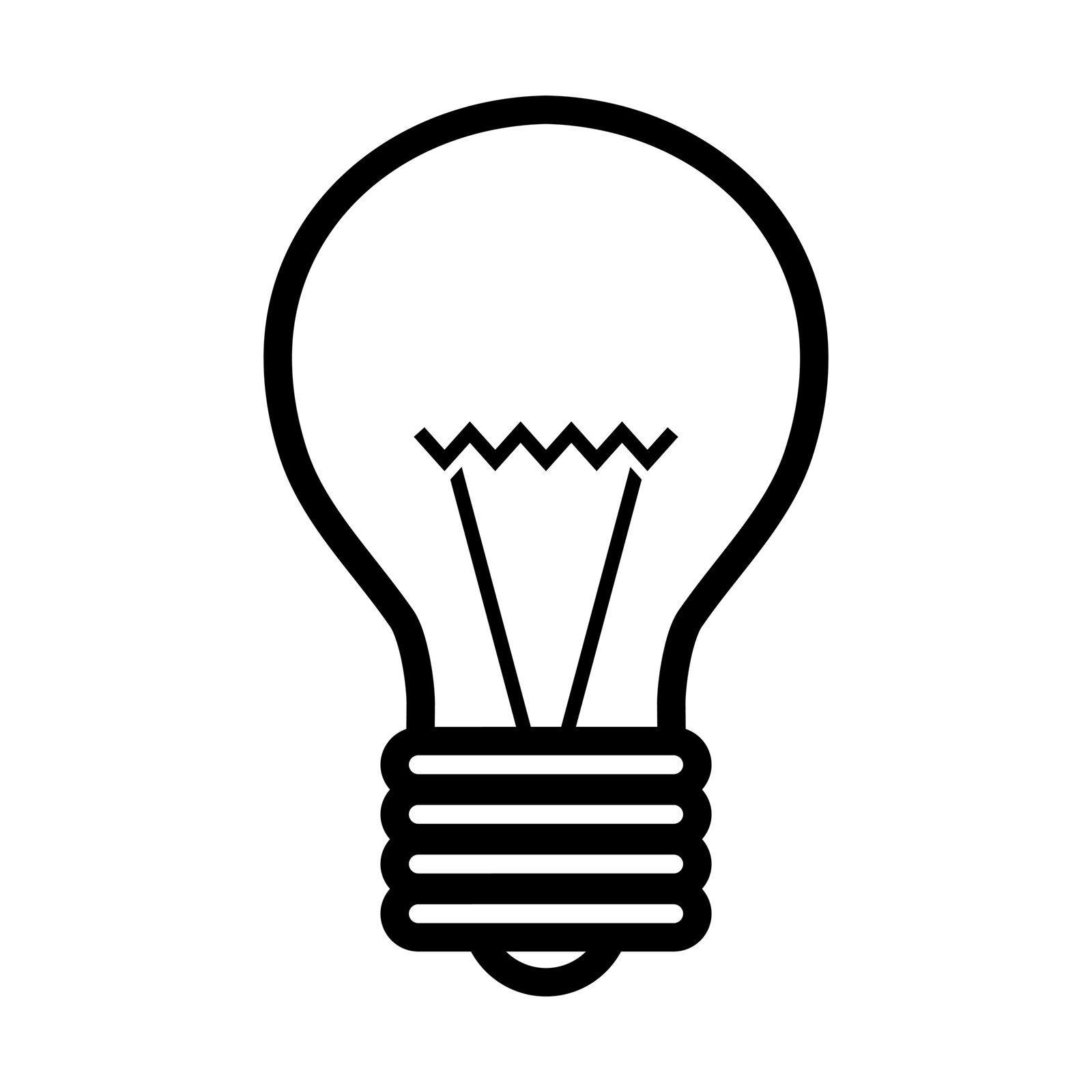 Lightbulb Vector Icon