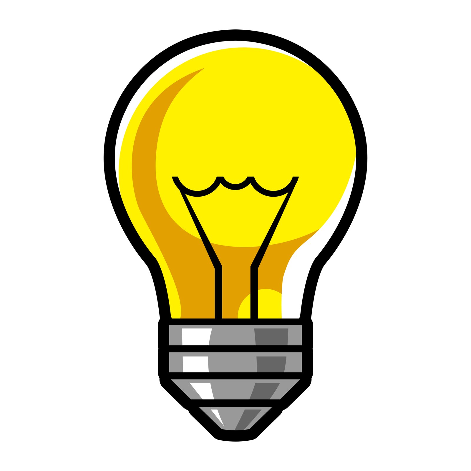 Lightbulb Vector Icon